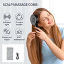 Electric Vibration Massage Comb Red Light Therapy Hair Growth