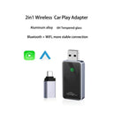 2 In 1 Wireless CarPlay Adapter For iPhone And Android Auto Seamless CarPlay