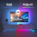 WS2812B RGBIC LED Strip Lights Bluetooth App Control Music Sync Party Ready