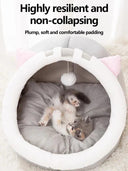 Cozy Cat Bed for Small Pets Washable All Seasons Soft Velvet