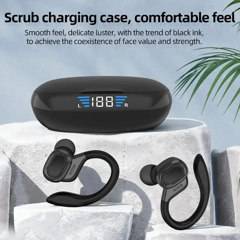 Original SP16 Sports Wireless Earphones over Ear Buds with Earhooks True Wireless Running In-Ear Headphones With Mic Otemkay