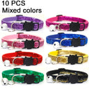 Colorful Bell Collar for Cat and Puppy with Adjustable Necklace