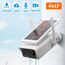 Solar-Powered 4MP Wireless Outdoor Security Camera
