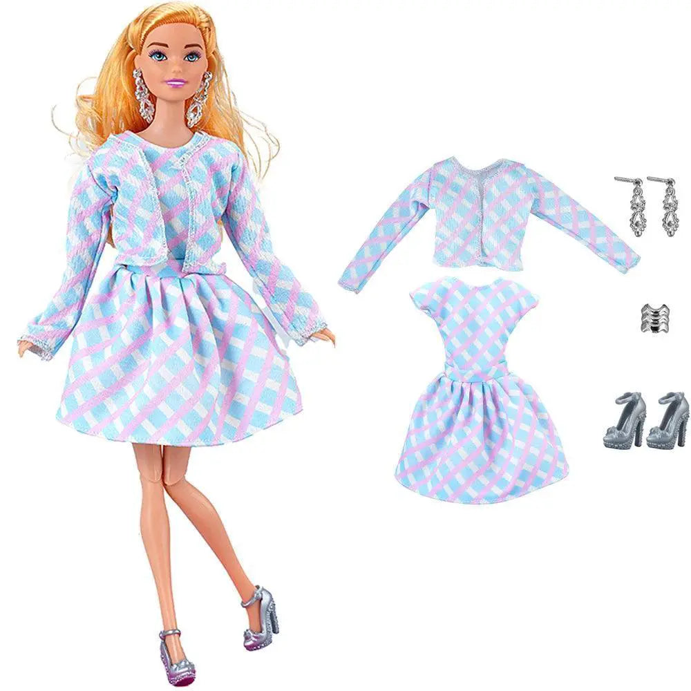 Barbie Doll Fashion Set Stylish Outfits For Everyday Fun