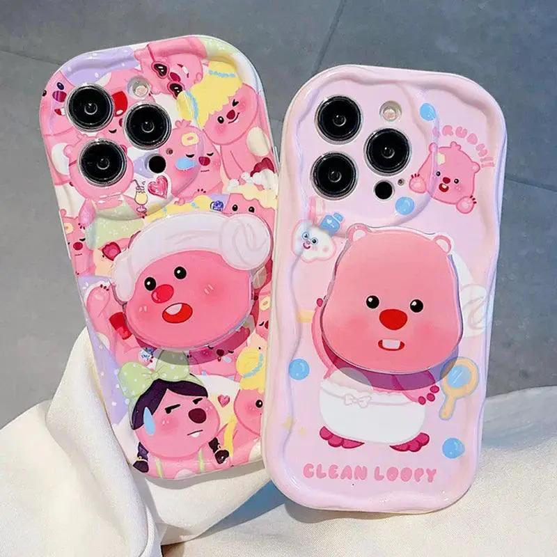 Sanrio Zanmang Loopy IPhone Case Anime Beaver Cute Design