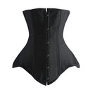 Underbust Corset 18 Spiral Steel Boned Body Shaper Women