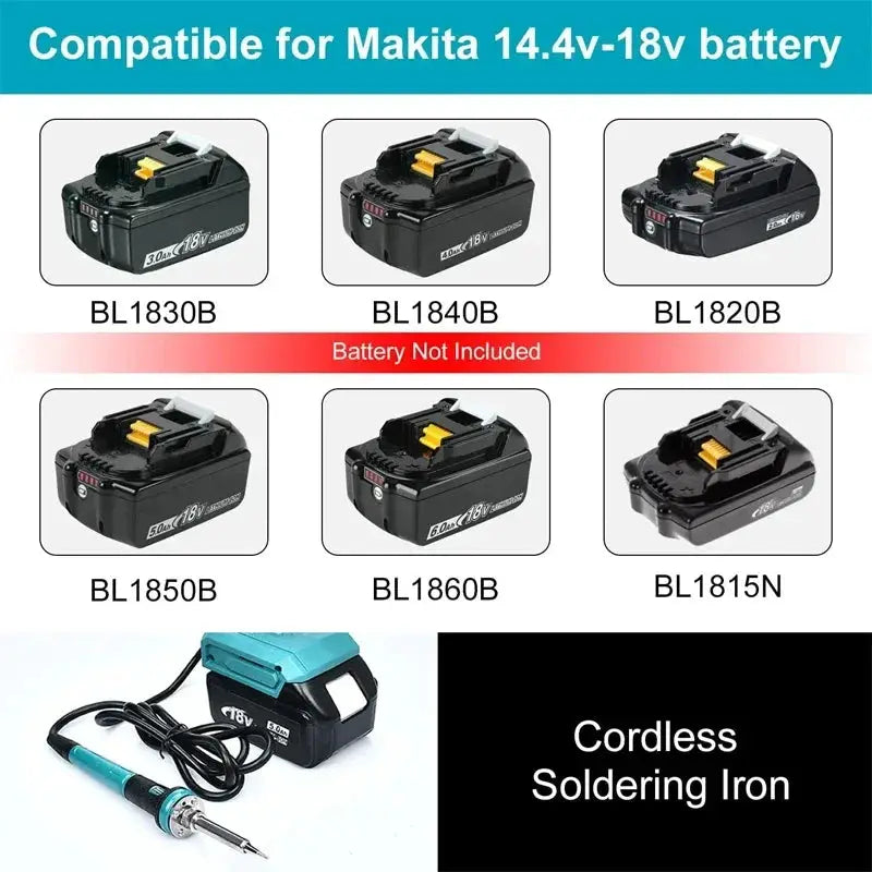 60W Digital Soldering Iron For Makita Milwaukee Precision