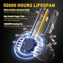 AUXITO H11 LED Headlamp 6500K Pair