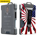 Wallet For Men Slim Aluminum Metal Money Clip RFID Blocking