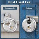 60mm Stainless Padlock - Heavy Duty Security.