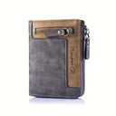Cexika Wallet - Zipper PU Leather Card Holder