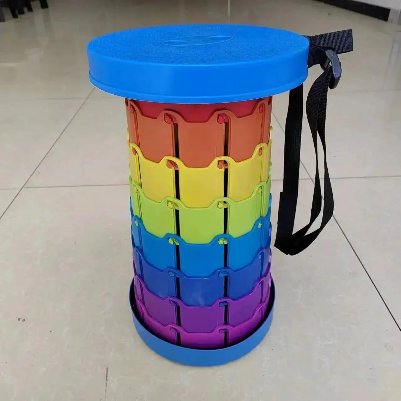Heavy Duty Folding Telescoping Stool For Outdoor Adventures - OurLum.com