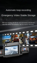 Quad Camera Dash Cam for Safer Parking
