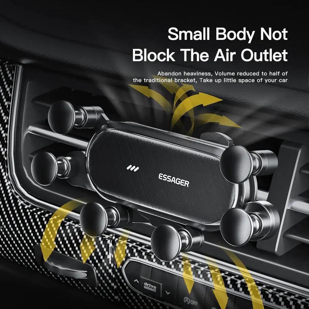 Essager Car Phone Holder Secure Vent Mount For iPhone GPS