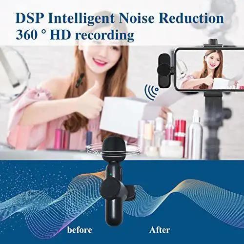 Professional Wireless Lavalier Microphone for Audio Quality