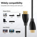 AIXXCO Gold Plated HDMI Cable Premium 1080p 3D Video Quality