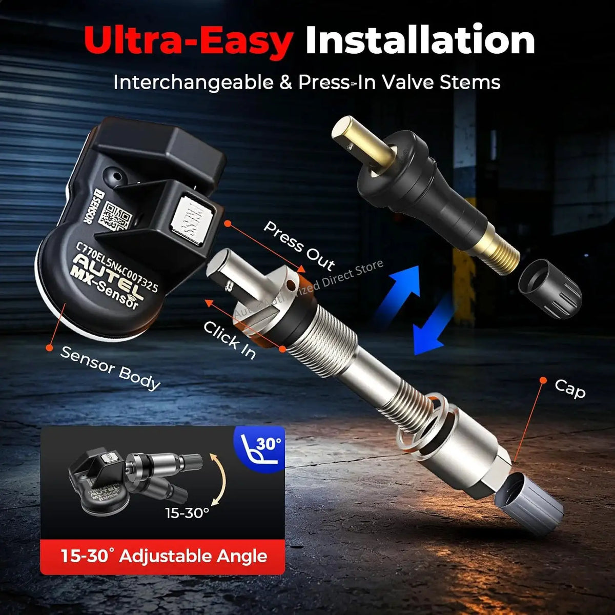Autel Mhz Tpms Sensor - 4pcs Sensors Canada product image