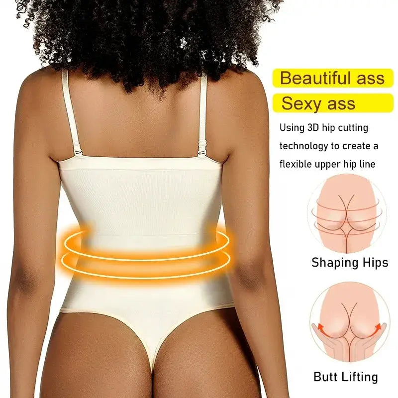 Seamless Tummy Control Bodysuit Shapewear Corset for Women