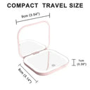 Vanity Mirror For Travelers 2X Magnifier