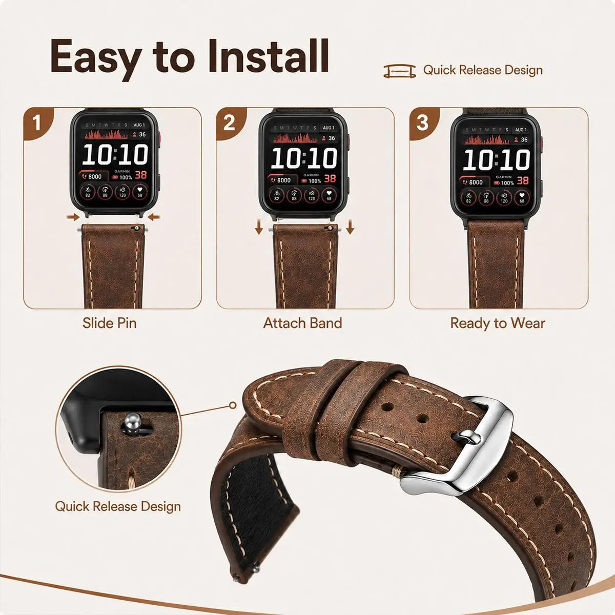 Watch Strap for Comfortable Wear