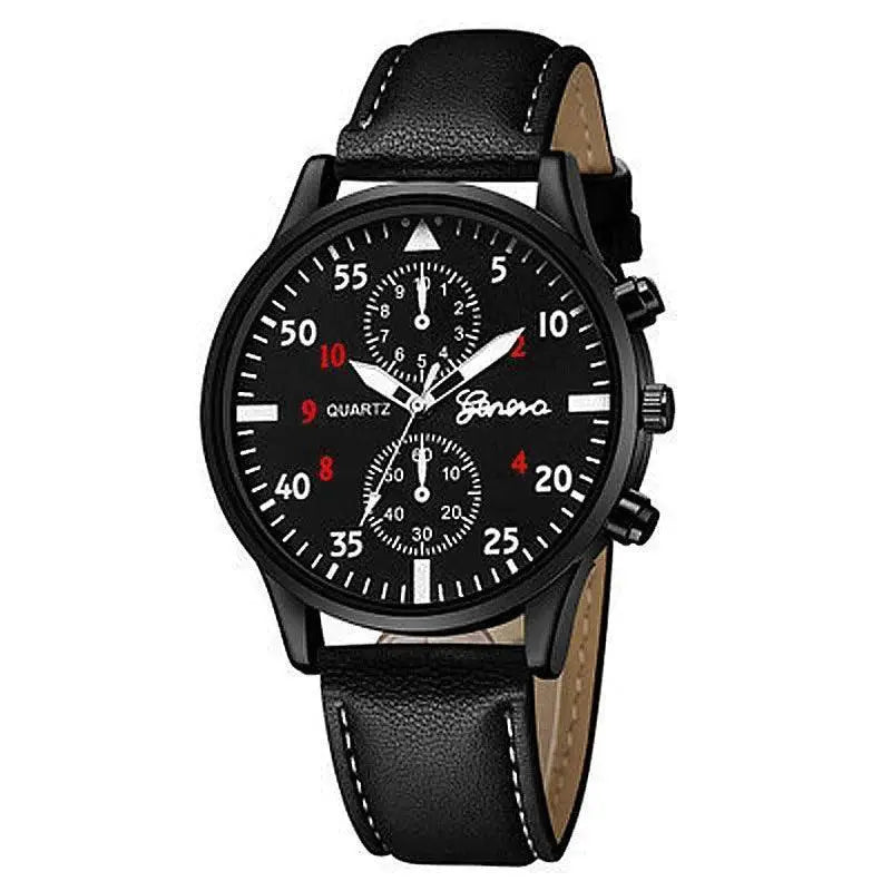 Luxury Brown Leather Men's Sports Watches Collection
