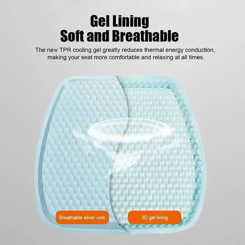 Universal Cool Gel Car Seat Cushion For Comfort At Home
