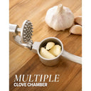 Kitchen Premium Garlic Press Set - Rust Proof Professional Garlic