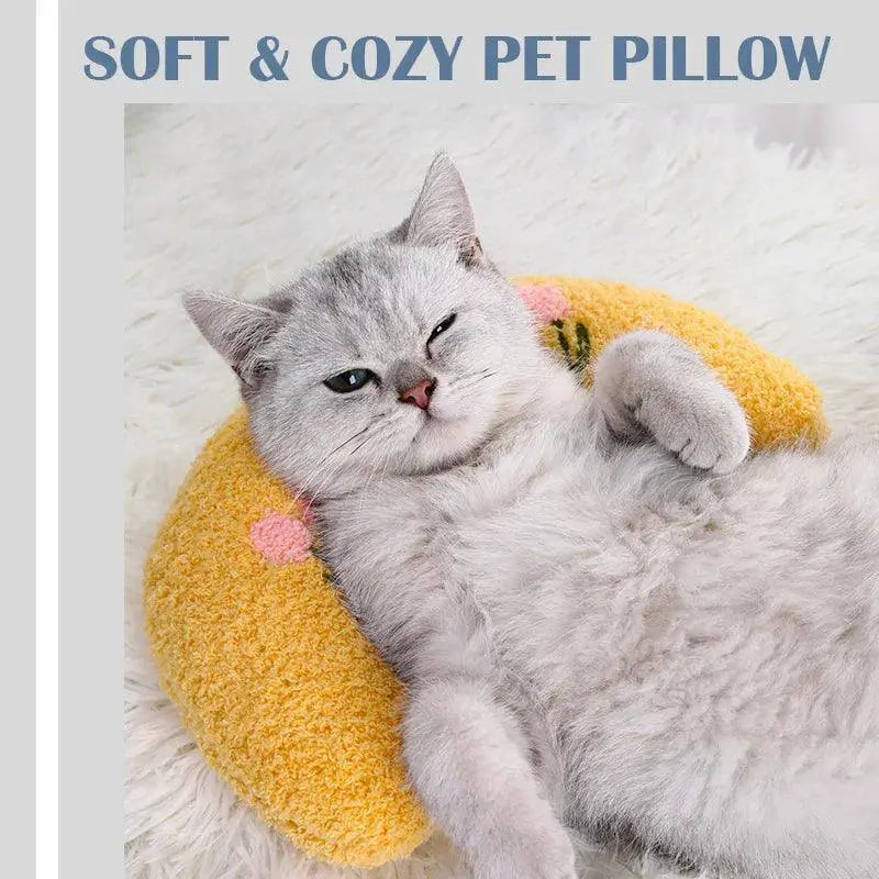 Little Cat Pillow for Deep Sleep and Comfort Neck Support
