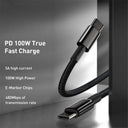 Baseus 100W Type C Cable - Braided Fast Charge