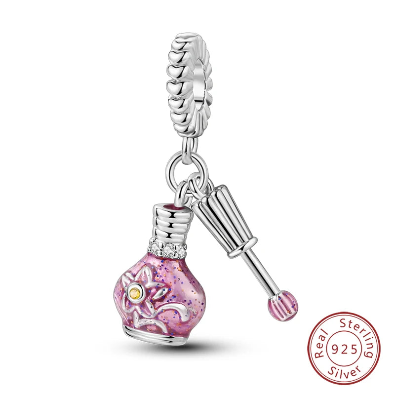 Sterling Silver Heels Lipstick Camera