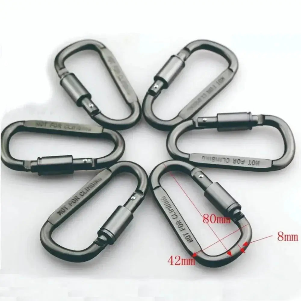 Outdoor Tactical Keychain Clip for Climbing and Camping Gear