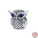 Qikaola Bracelet Blue Zircon Owl