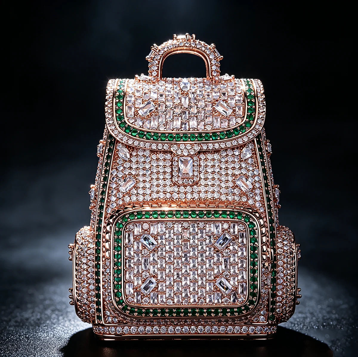 K Rose Gold Plated Backpack