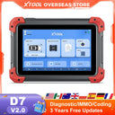 XTOOL D7 V2.0 OBD2 Scanner All System Car Diagnostic Tool Bi-directional Automotive Tool ECU Coding Active Test with 39+ Reset