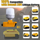 Cordless 12W LED Work Light for Makita Milwaukee Lamp