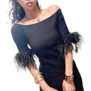 Breathable Off Shoulder Top Women Casual