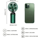 Rechargeable Handheld Fan - LED Digital Display