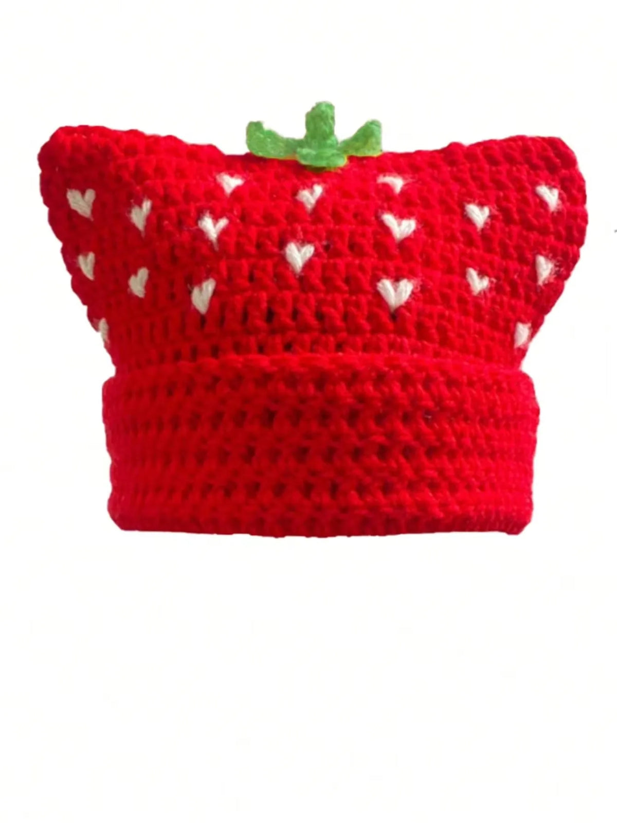 Ruffle Knit Winter Hat