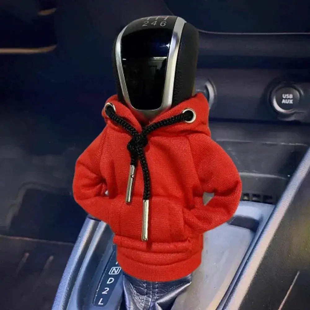 Hoodie Car Gear Shift Knob Cover Fashionable Gear Sweatshirt