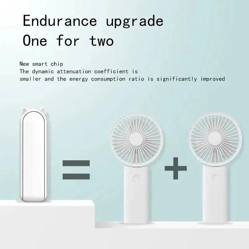 Handheld Mini Fan Three Speed Portable Cooling Essential