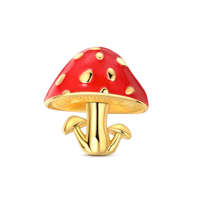 Sterling Silver Bright Red Charm