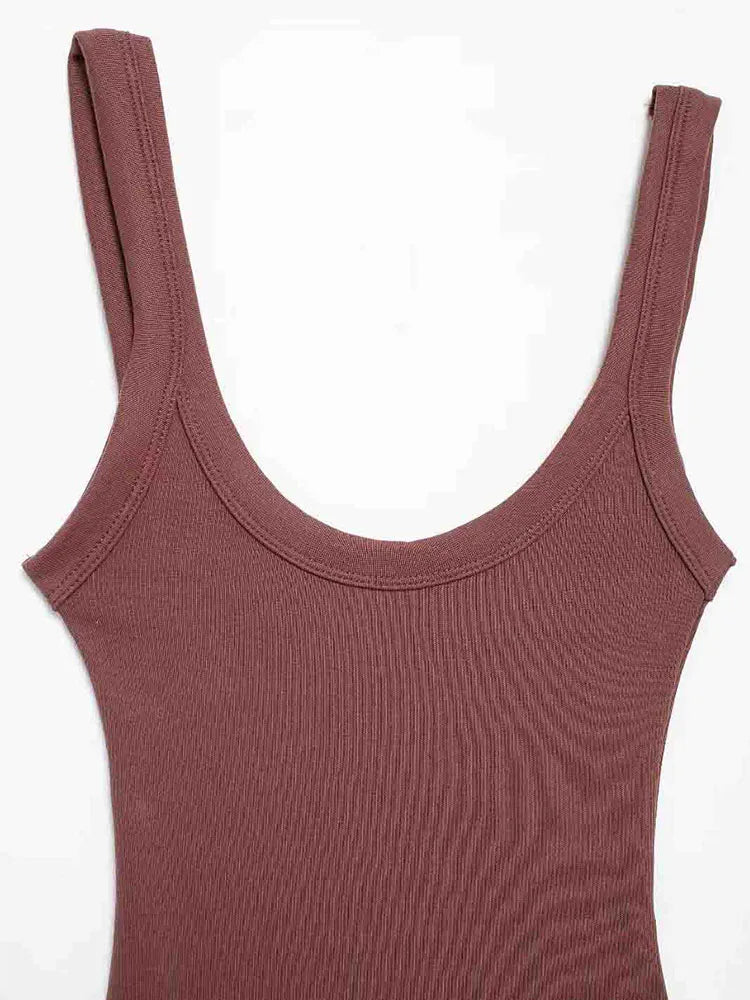 Crew Neck Ribbed Bodysuit