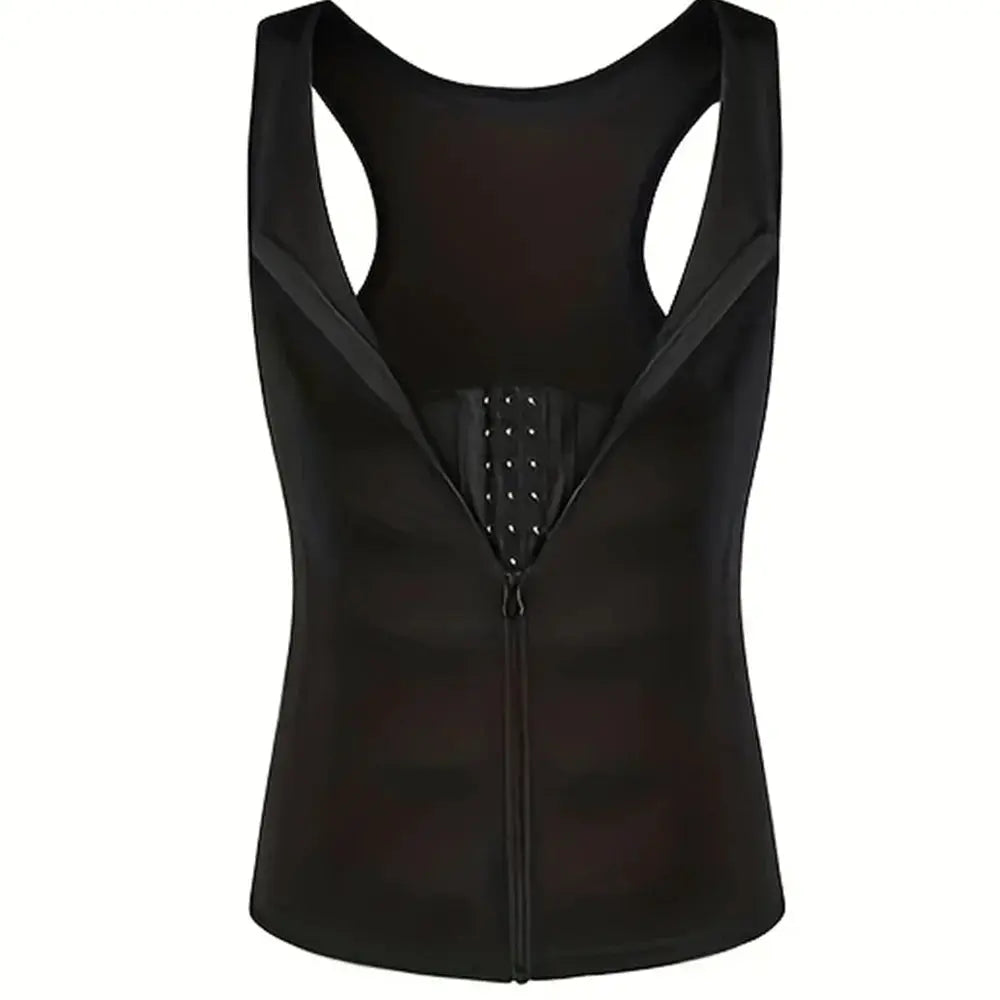 Men's Sauna Vest Shapewear With Adjustable Clip For Slimming