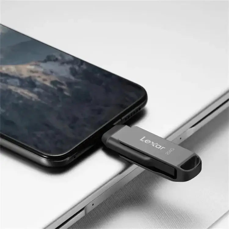 Lexar Dual Type-A Type-C Metal Pendrive USB 3.2 Flash Drive for iPhone 15 16 Computer Tablet 32GB 64GB 128GB 256GB Storage Disk