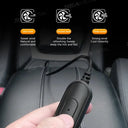 SEAMETAL USB Car Cooling Fan With 360 Rotation Silent 3 Speed Boosting Comfort