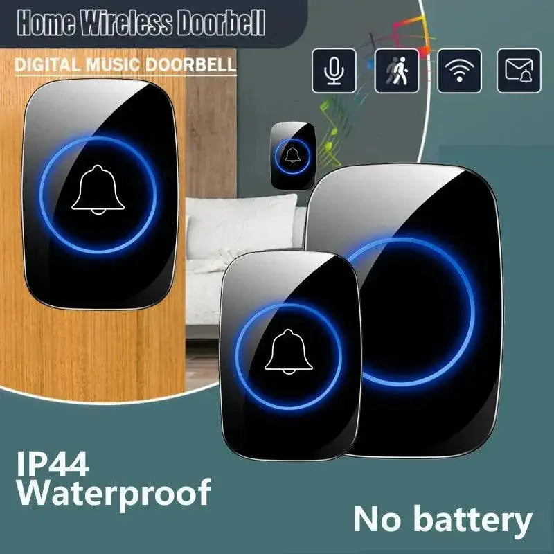 Intelligent Wireless Doorbell With Stylish Secure Chime