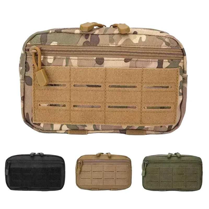 Rugged First Aid Pouch for Outdoors — black