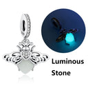 Sterling Silver Charm Firefly Butterfly