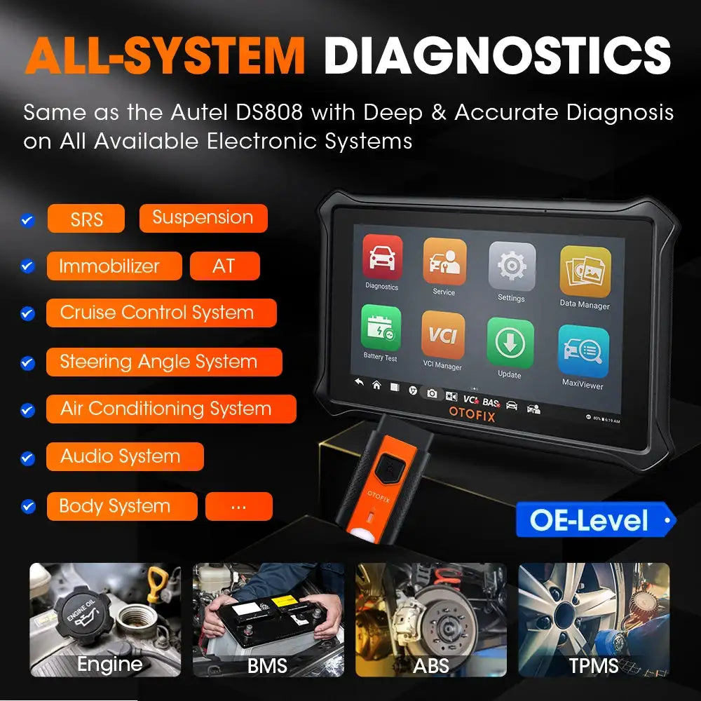 OTOFIX Diagnostic Tool Bi-directional Control OE-level All System — product view 5