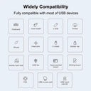 4 Port USB C Hub - High Speed USB 3.0 For Laptops